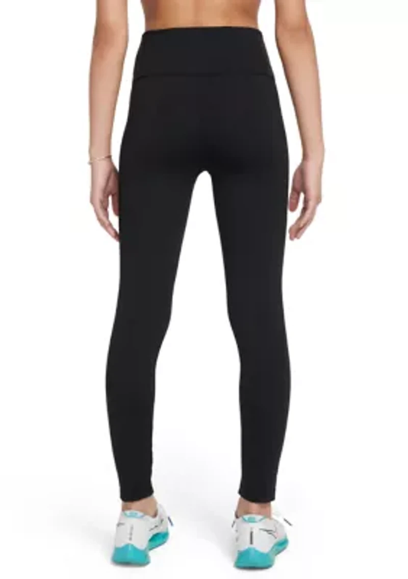 Big Girl's Dri-FIT High-Waisted Leggings