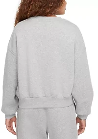 Girls 7-16 Sportswear Club Fleece Boxy Crew-Neck Sweatshirt