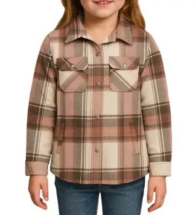 GIRLS Heavyweight Polyester Wool SHACKET