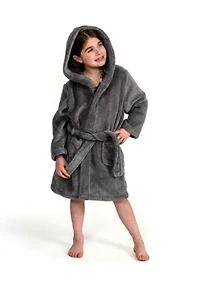 Girls 5-12 Hooded Bathrobe