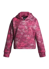 Girls Armour Fleece Print Hoodie