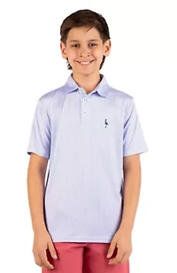 Multi Dots Printed Performance Polo