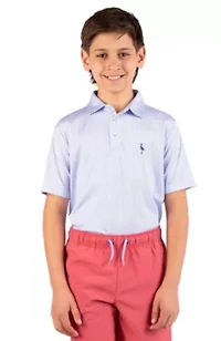 Multi Dots Printed Performance Polo