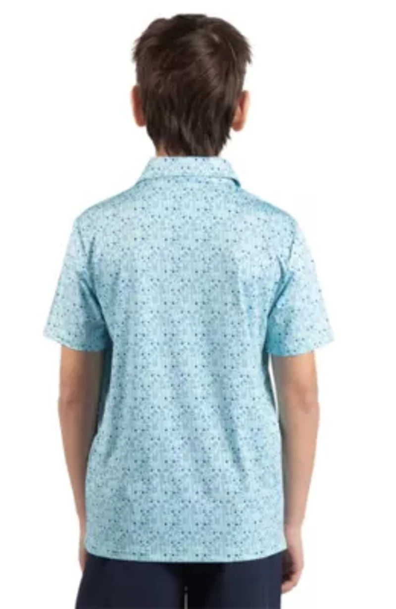 Hole One Printed Performance Polo