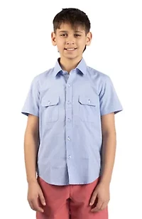 Signature Chambray Short Sleeve Shirt
