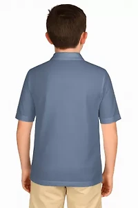 Melange Mesh Performance Polo