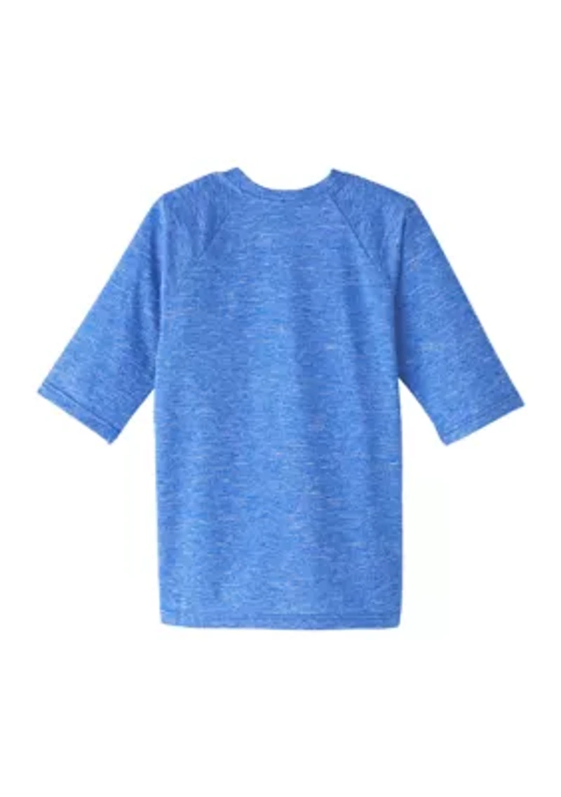 BOYS 8-20 Heather Half Sleeve Hydroguard