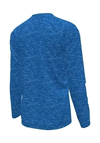 Boys 8-20 Heather Long Sleeve Hydroguard Swim Shirt