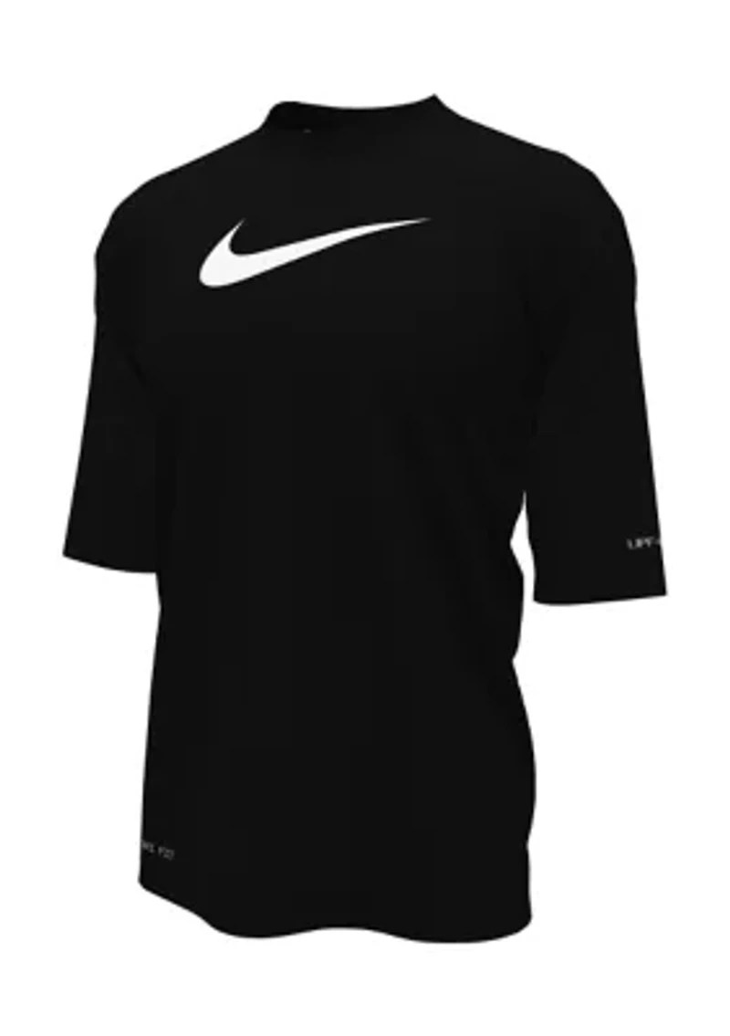 Boys 8-20 Solid Short Sleeve Hydroguard Swim T-Shirt