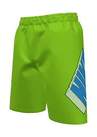 Boys 8-20 3D 7" Volley Swim Trunks