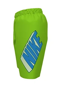 Boys 8-20 3D 7" Volley Swim Trunks