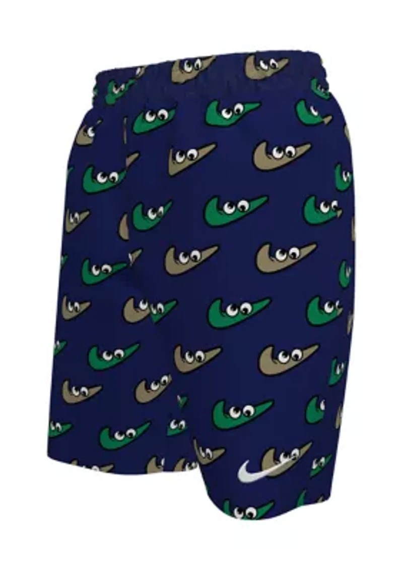 Boys 8-20 7" All-Over Printed Volley Shorts