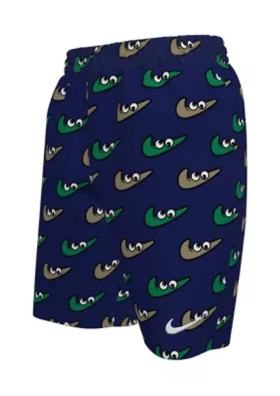 Boys 8-20 7" All-Over Printed Volley Shorts