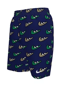 Boys 8-20 7" All-Over Printed Volley Shorts