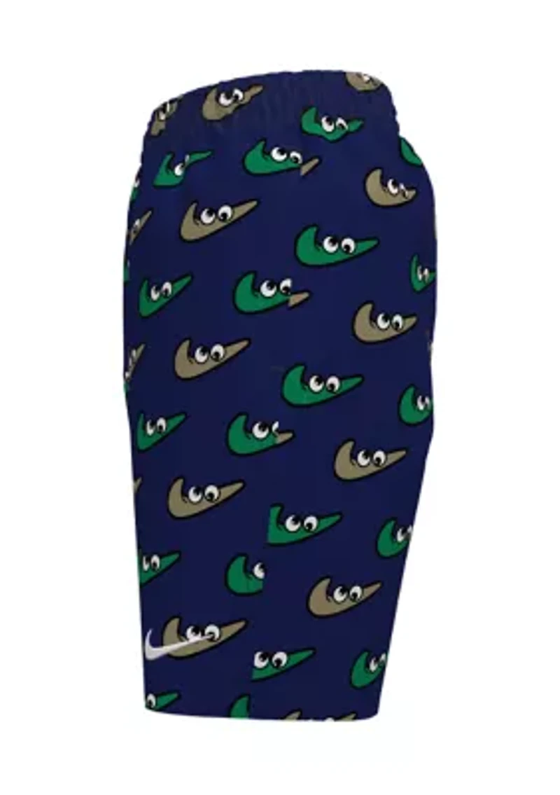 Boys 8-20 7" All-Over Printed Volley Shorts