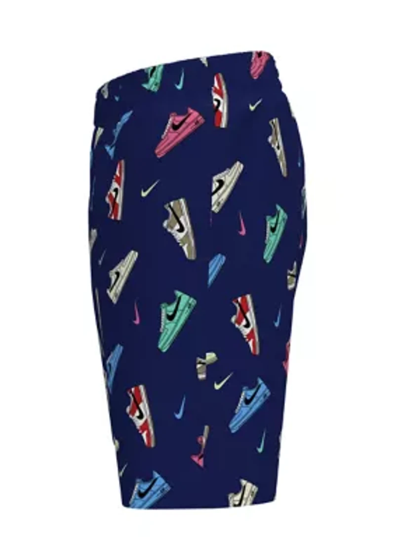 Boys 8-20 Multi Sneaker 7" Volley Swim Shorts