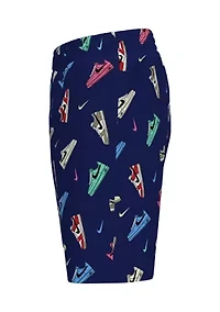 Boys 8-20 Multi Sneaker 7" Volley Swim Shorts