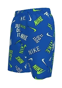 Boys 8-20 Volley Breaker Outline Swim Shorts