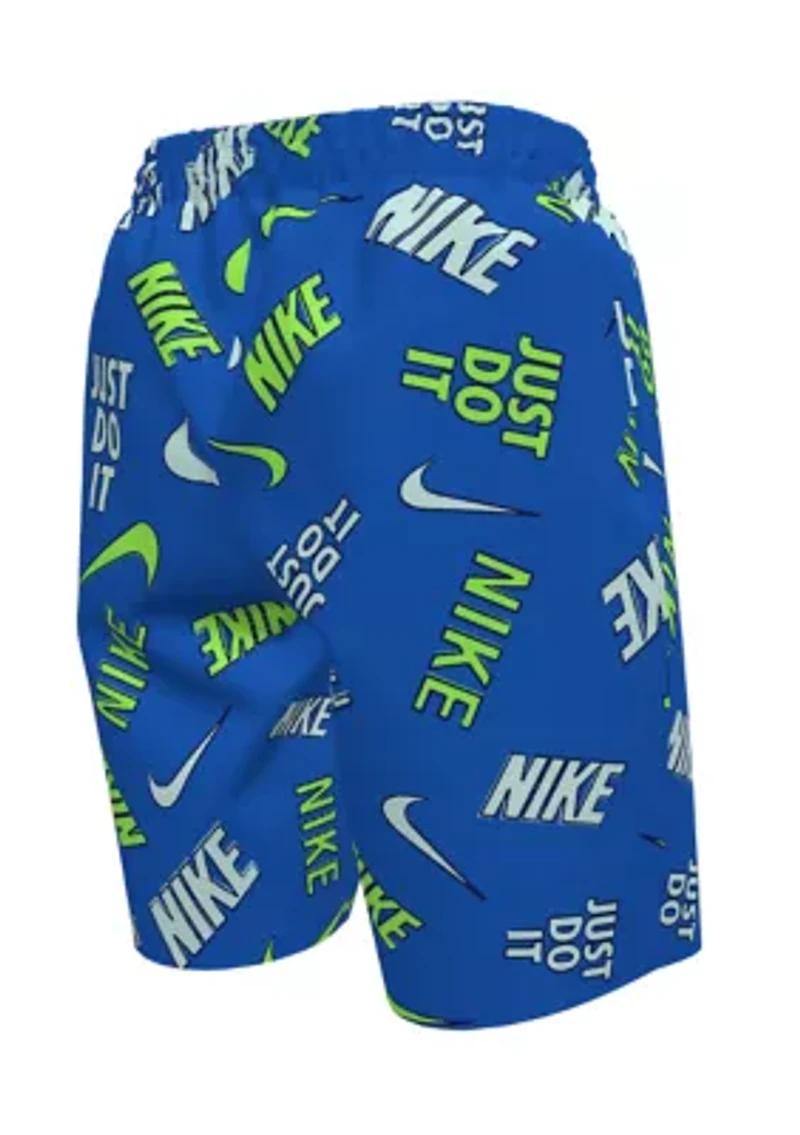 Boys 8-20 Volley Breaker Outline Swim Shorts