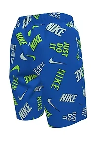 Boys 8-20 Volley Breaker Outline Swim Shorts