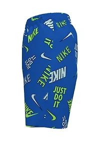 Boys 8-20 Volley Breaker Outline Swim Shorts