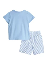 Boys 4-7 Easter Graphic T-Shirt and Shorts Set