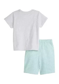 Boys 4-7 Golf Cart Graphic T-Shrit and Shorts Set