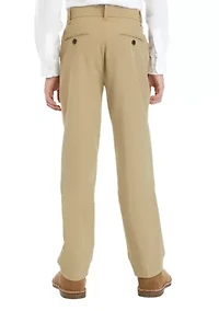 Boys 8-20 Flat Front Performance Pants