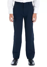 Boys 8-20 Flat Front Performance Pants