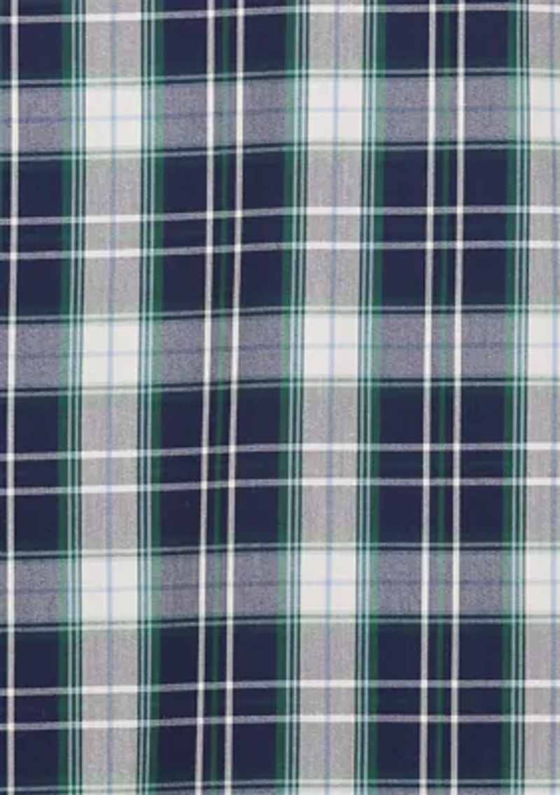 Boys 8-20 Long Sleeve Austin Plaid Stretch Shirt