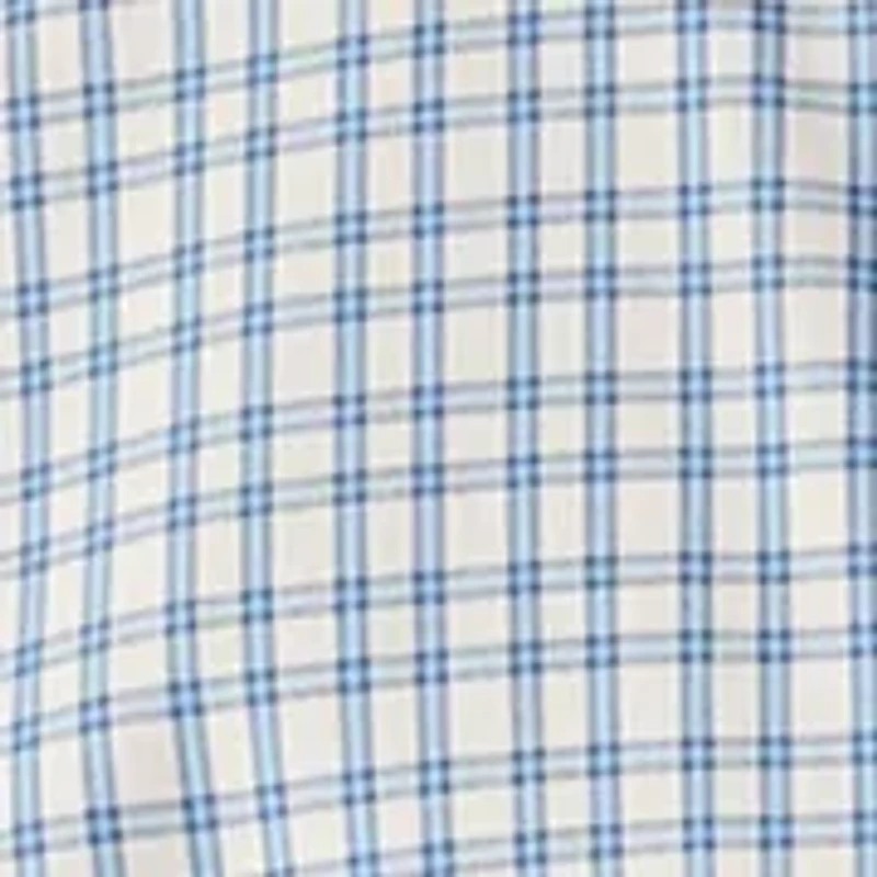 Boys 8-20 Long Sleeve Stretch Stony Hill Plaid Shirt and Tie
