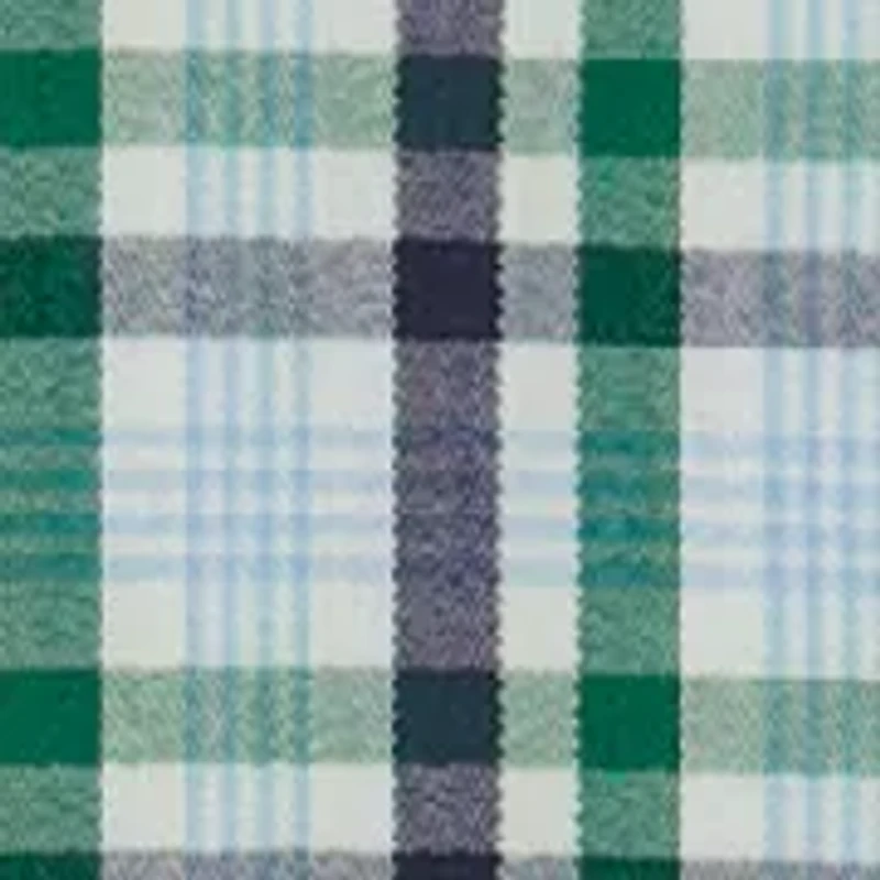 Boys 8-20 Husky Long Sleeve Stretch Ridgewood Plaid Shirt & Tie