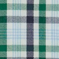Boys 8-20 Husky Long Sleeve Stretch Ridgewood Plaid Shirt & Tie
