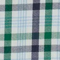 Boys 8-20 Long Sleeve Stretch Ridgewood Plaid Shirt & Tie