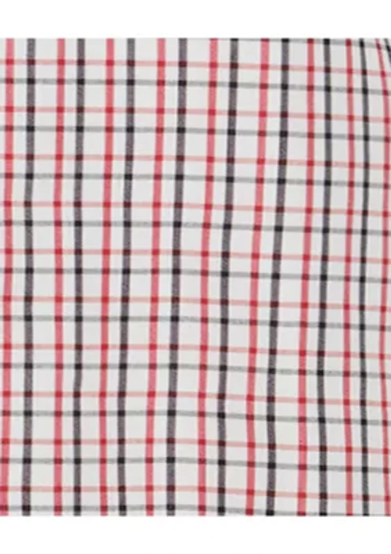 Boys 8-20 Long Sleeve Stretch Lambert Plaid Shirt & Bow Tie