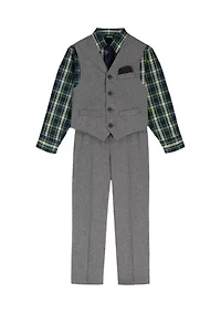 Boys 4-7 Vest Set