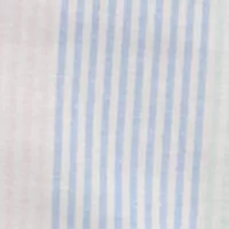 Boys 8-20 Long Sleeve Multi Stripe Oxford Shirt