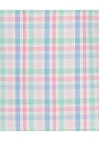 Boys 8-20 Long Sleeve Stretch Palm Island Plaid Shirt