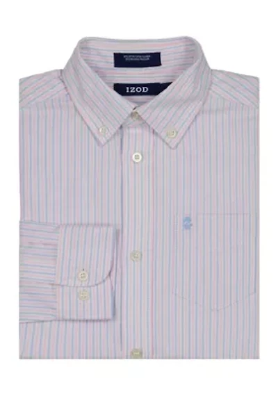 Boys 8-20 Long Sleeve Aruba Stripe Oxford Shirt