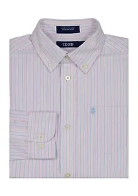 Boys 8-20 Long Sleeve Aruba Stripe Oxford Shirt