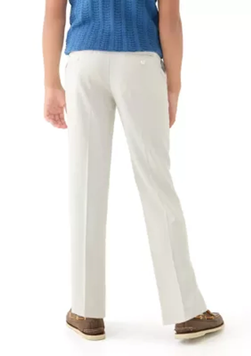 Boys 8-20 Stretch Linen Like Pants