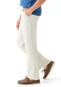 Boys 8-20 Stretch Linen Like Pants