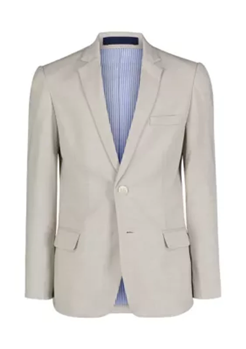 Boys 8-20 Stretch Linen Look Jacket