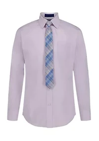 Boys 8-20 Button Down Shit and Tie