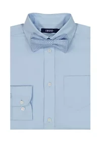 Boys 8-20 Button Down Shirt and Bowtie