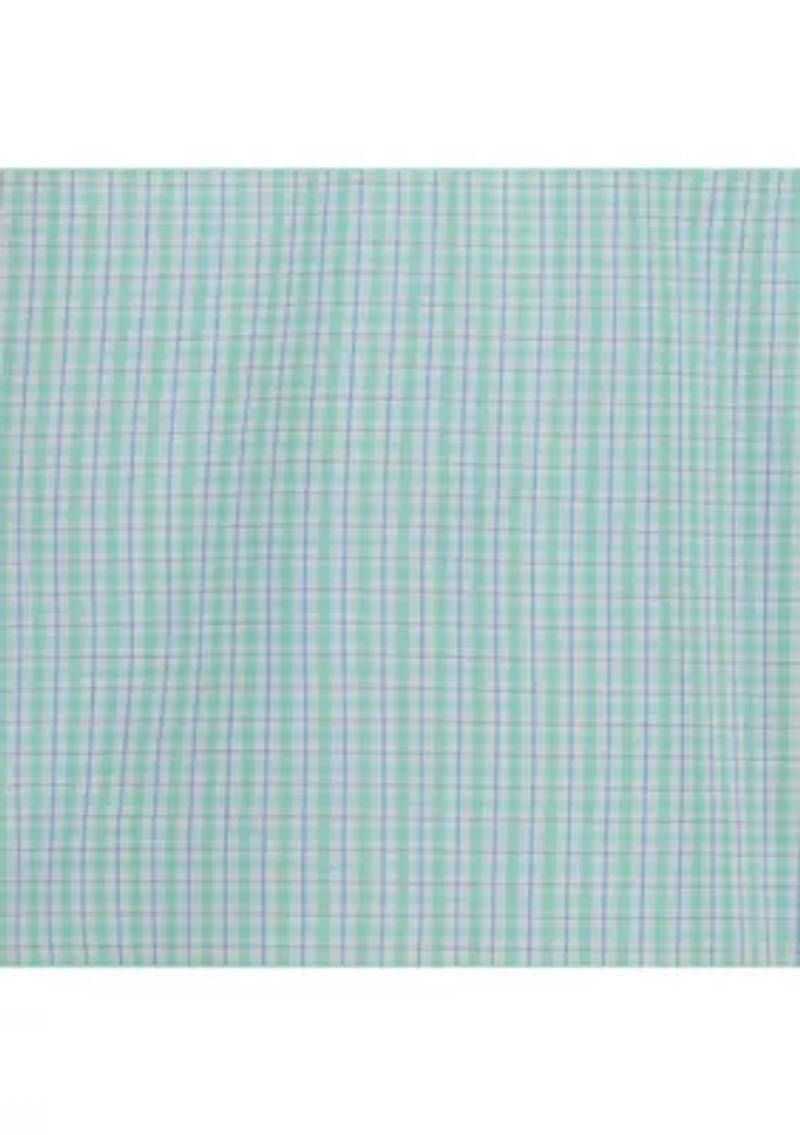 Boys 8-20 Ocean Plaid Long Sleeve with Tie