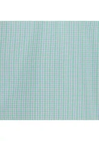 Boys 8-20 Ocean Plaid Long Sleeve with Tie