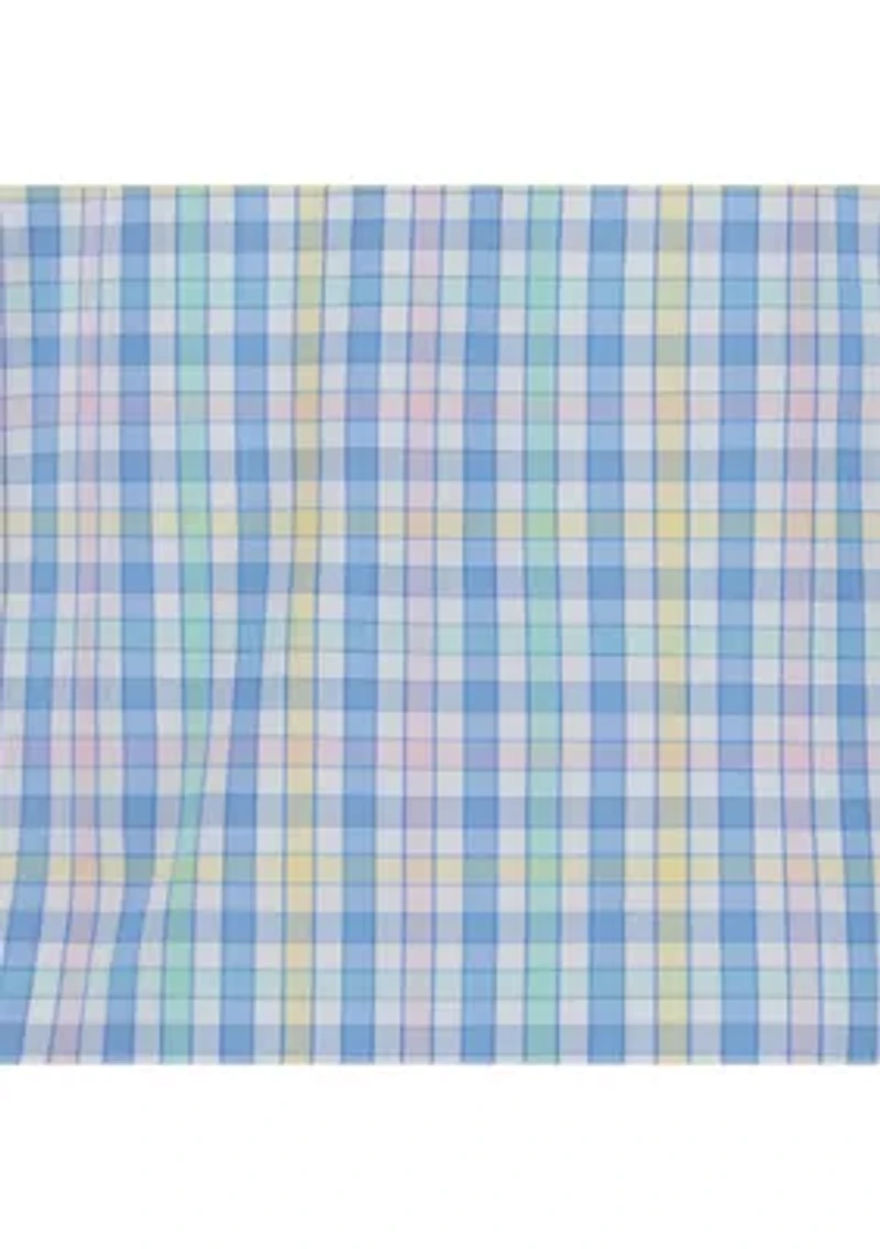 Men's Plaid Sunset Long Sleeve Shirt with Bow Tie