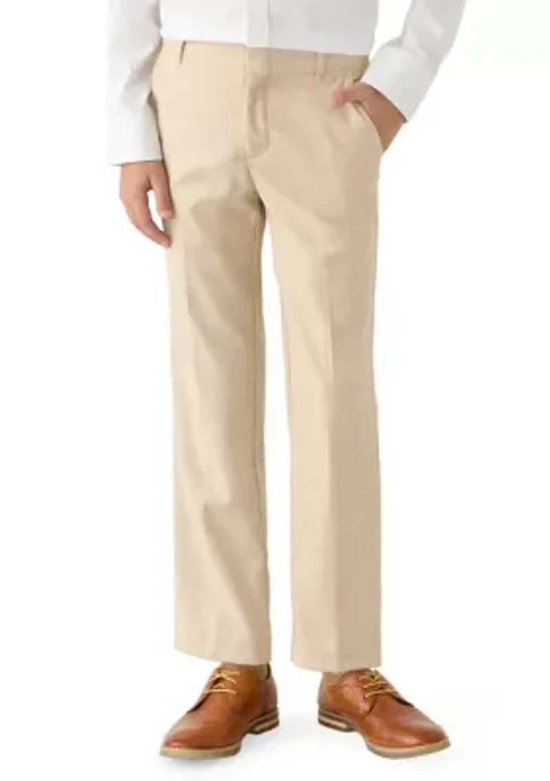 Boys 8-20 Stretch Sharkskin Pants
