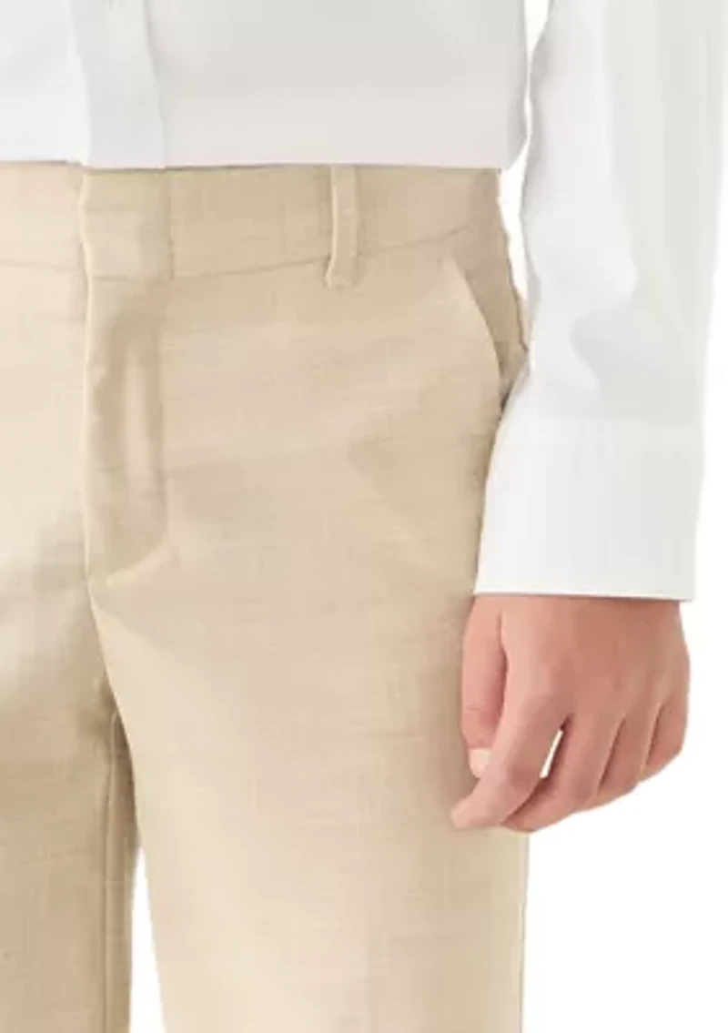 Boys 8-20 Stretch Sharkskin Pants